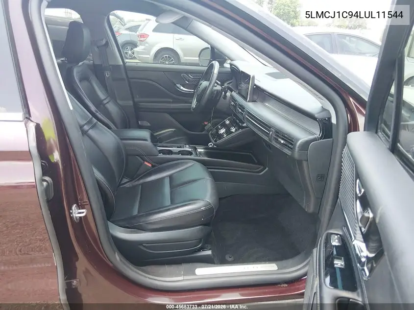2020 Lincoln Corsair Standard VIN: 5LMCJ1C94LUL11544 Lot: 45683733