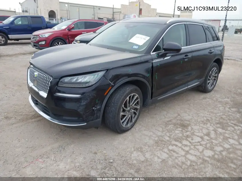 2021 Lincoln Corsair Standard VIN: 5LMCJ1C93MUL23220 Lot: 44975298