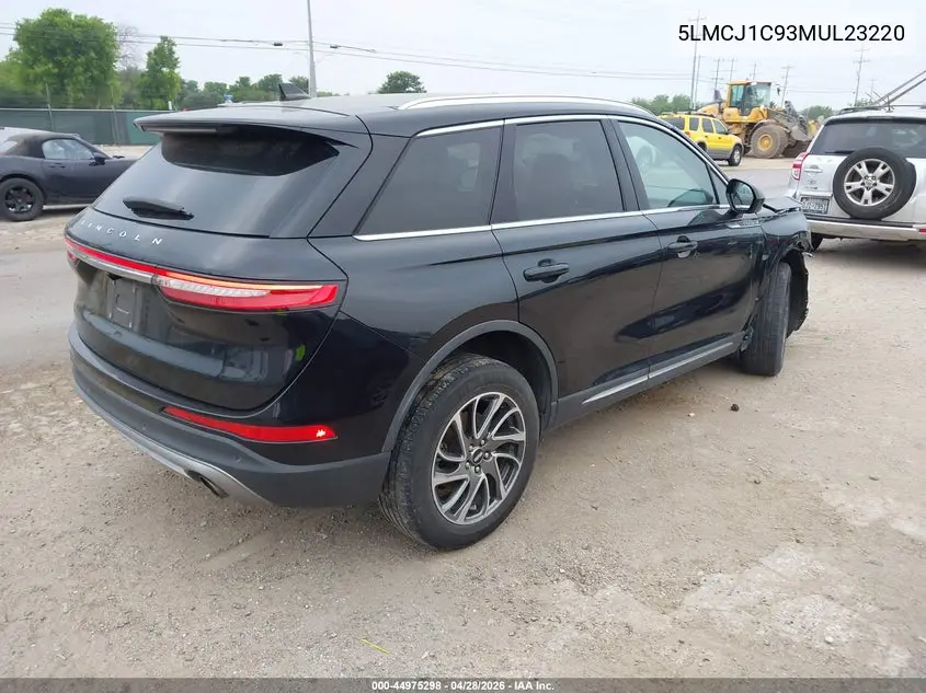 2021 Lincoln Corsair Standard VIN: 5LMCJ1C93MUL23220 Lot: 44975298