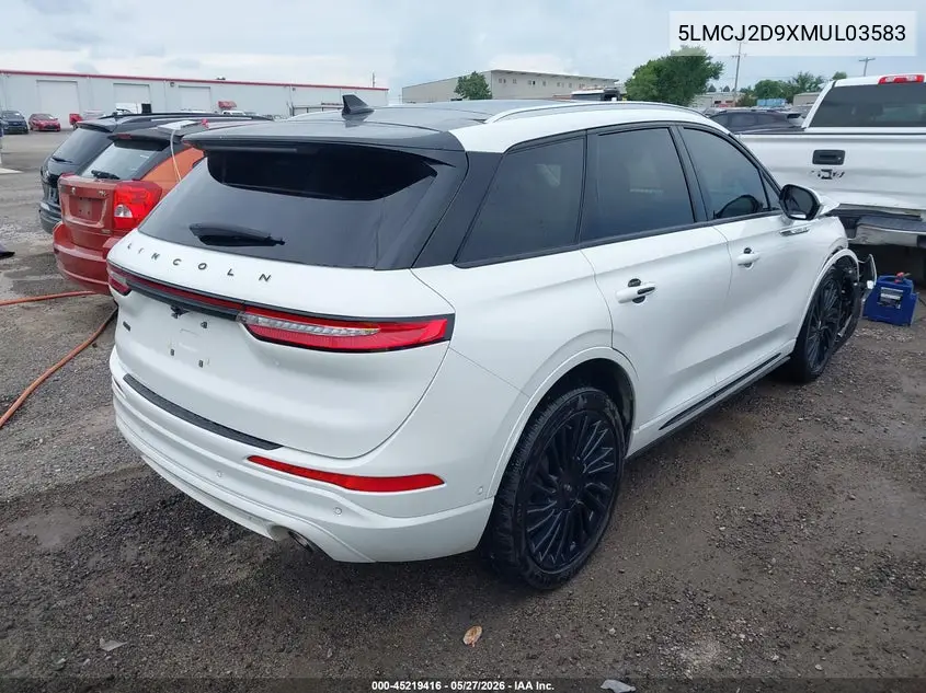 2021 Lincoln Corsair Reserve VIN: 5LMCJ2D9XMUL03583 Lot: 45219416