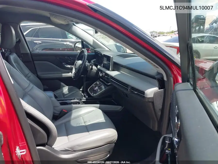 2021 Lincoln Corsair Standard VIN: 5LMCJ1C94MUL10007 Lot: 45226125