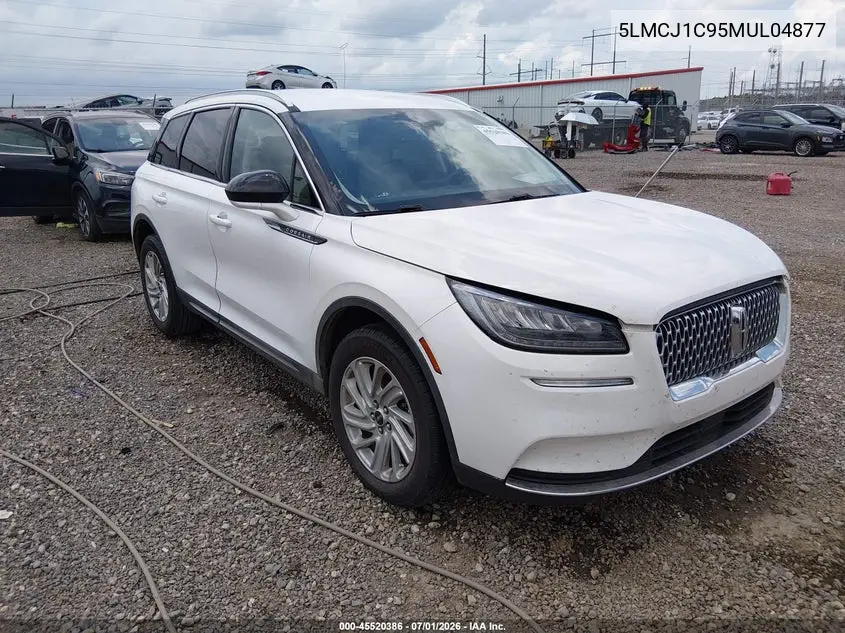 2021 Lincoln Corsair Standard VIN: 5LMCJ1C95MUL04877 Lot: 45520386