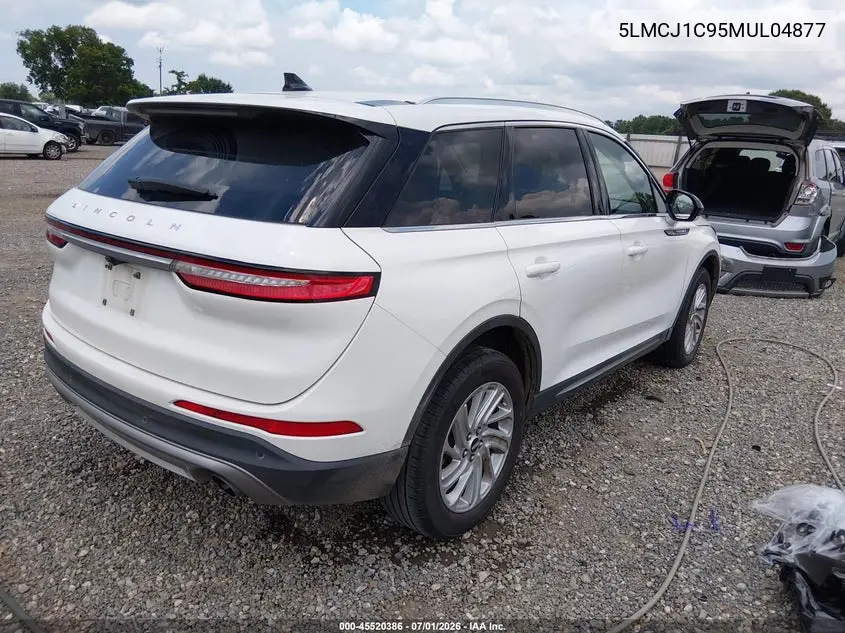 2021 Lincoln Corsair Standard VIN: 5LMCJ1C95MUL04877 Lot: 45520386