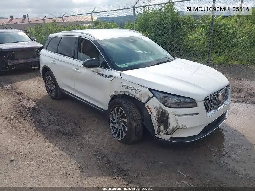 2021 Lincoln Corsair Standard VIN: 5LMCJ1C90MUL05516 Lot: 45529695
