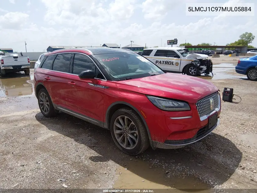 2021 Lincoln Corsair Standard VIN: 5LMCJ1C97MUL05884 Lot: 45658714