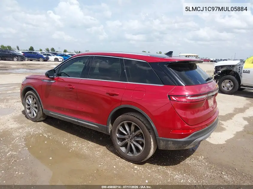 2021 Lincoln Corsair Standard VIN: 5LMCJ1C97MUL05884 Lot: 45658714