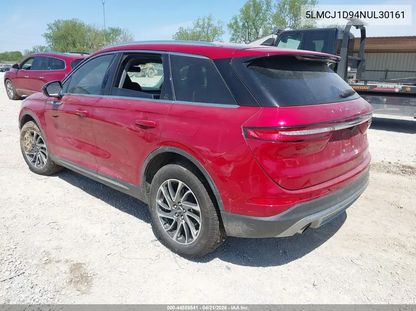 2022 Lincoln Corsair Standard VIN: 5LMCJ1D94NUL30161 Lot: 44858541