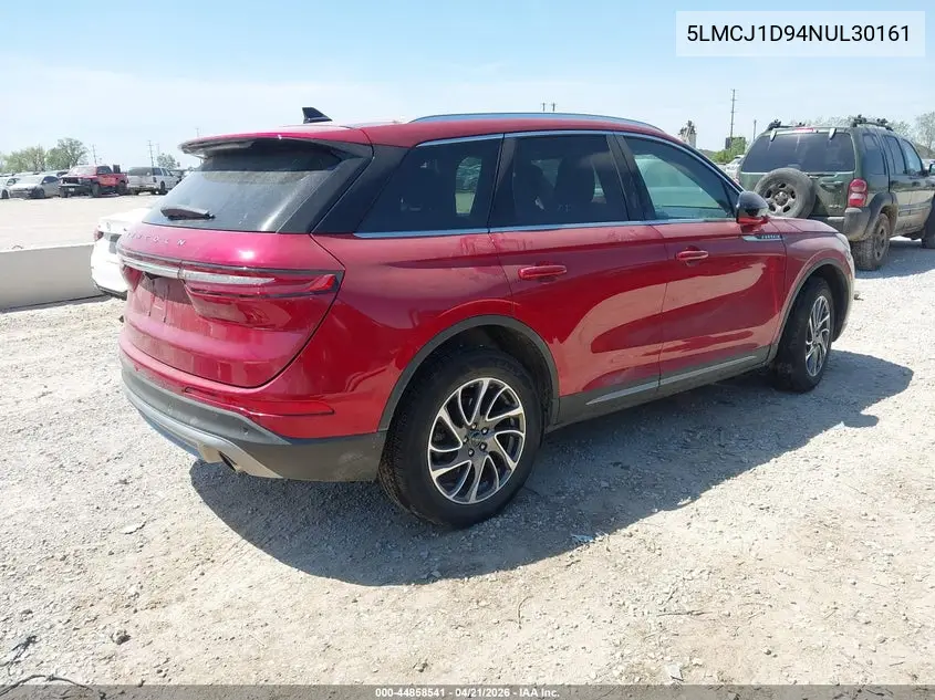 2022 Lincoln Corsair Standard VIN: 5LMCJ1D94NUL30161 Lot: 44858541
