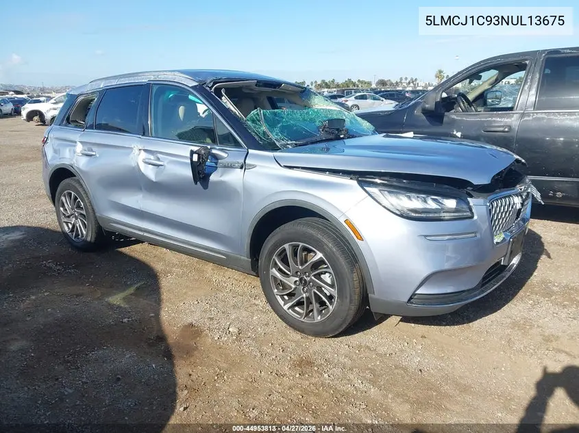 2022 Lincoln Corsair Standard VIN: 5LMCJ1C93NUL13675 Lot: 44953813