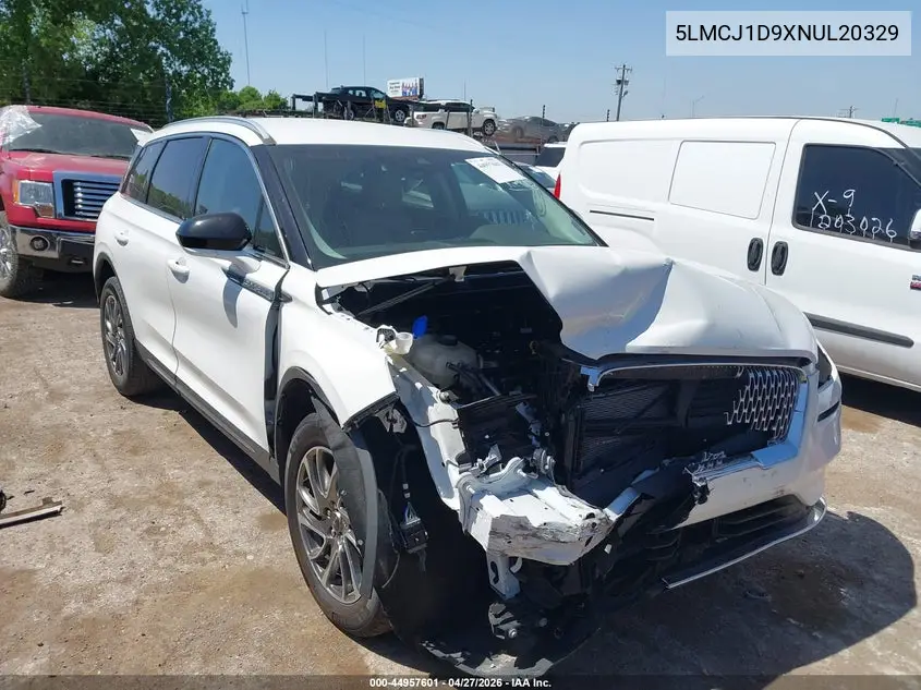 2022 Lincoln Corsair Standard VIN: 5LMCJ1D9XNUL20329 Lot: 44957601