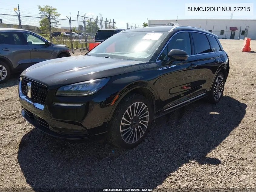 2022 Lincoln Corsair Reserve VIN: 5LMCJ2DH1NUL27215 Lot: 45053540