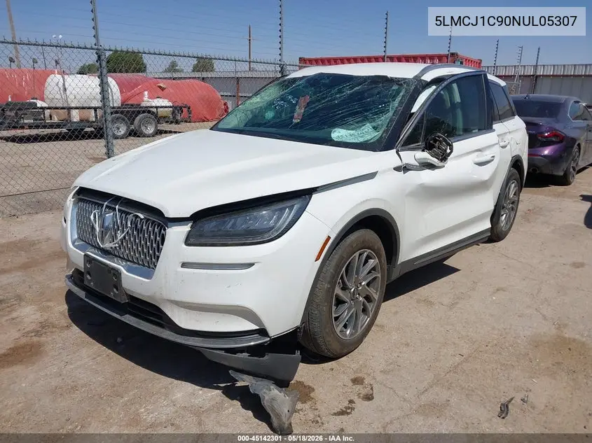 2022 Lincoln Corsair Standard VIN: 5LMCJ1C90NUL05307 Lot: 45142301