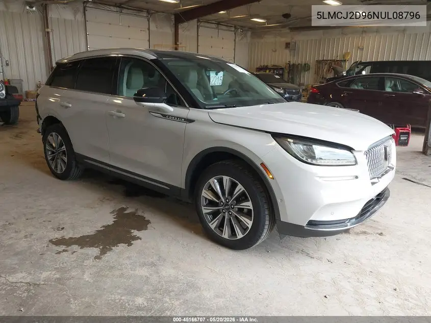 2022 Lincoln Corsair Reserve VIN: 5LMCJ2D96NUL08796 Lot: 45166707