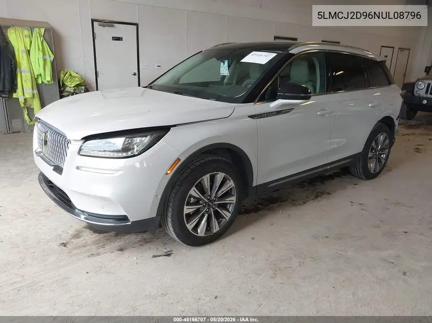 2022 Lincoln Corsair Reserve VIN: 5LMCJ2D96NUL08796 Lot: 45166707
