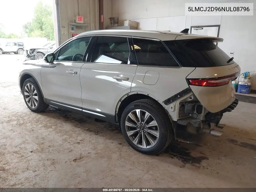 2022 Lincoln Corsair Reserve VIN: 5LMCJ2D96NUL08796 Lot: 45166707