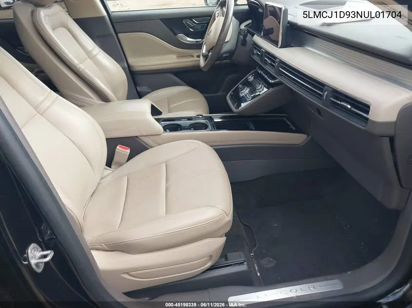 2022 Lincoln Corsair Standard VIN: 5LMCJ1D93NUL01704 Lot: 45198339