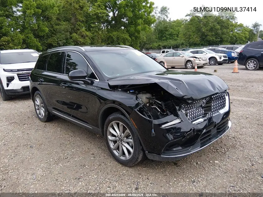2022 Lincoln Corsair Standard VIN: 5LMCJ1D99NUL37414 Lot: 45283409