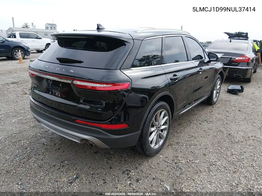 2022 Lincoln Corsair Standard VIN: 5LMCJ1D99NUL37414 Lot: 45283409