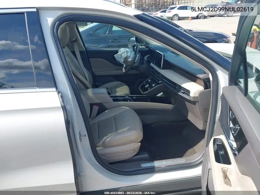 2022 Lincoln Corsair Reserve VIN: 5LMCJ2D99NUL02619 Lot: 45424963