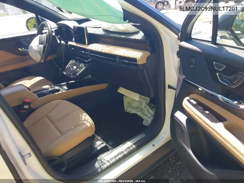 2022 Lincoln Corsair Reserve VIN: 5LMCJ2C93NUL17201 Lot: 45451800
