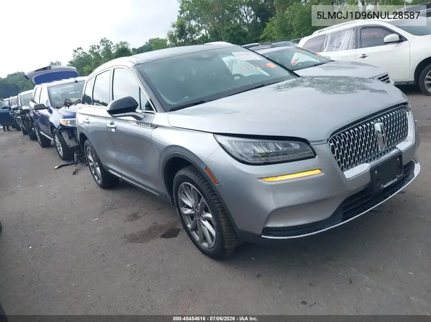 2022 Lincoln Corsair Standard VIN: 5LMCJ1D96NUL28587 Lot: 45454616