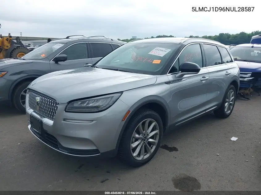 2022 Lincoln Corsair Standard VIN: 5LMCJ1D96NUL28587 Lot: 45454616