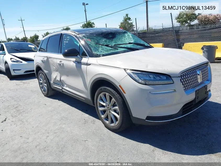 2022 Lincoln Corsair Standard VIN: 5LMCJ1C98NUL13459 Lot: 45475191