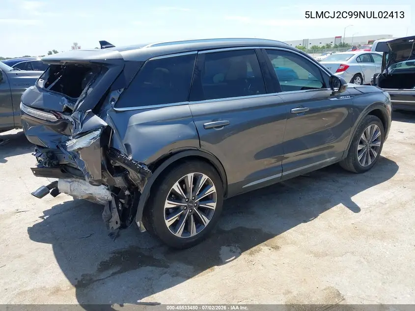 2022 Lincoln Corsair Reserve VIN: 5LMCJ2C99NUL02413 Lot: 45533480
