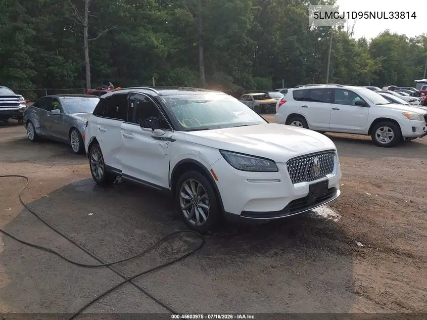 2022 Lincoln Corsair Standard VIN: 5LMCJ1D95NUL33814 Lot: 45603975