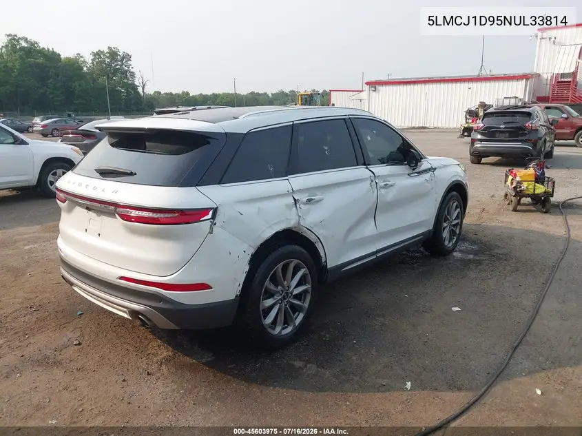 2022 Lincoln Corsair Standard VIN: 5LMCJ1D95NUL33814 Lot: 45603975