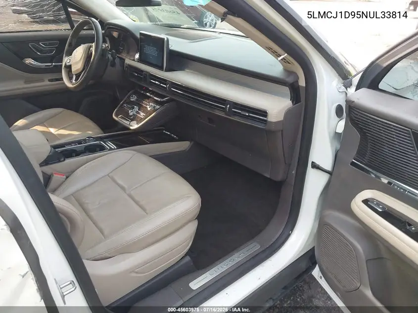 2022 Lincoln Corsair Standard VIN: 5LMCJ1D95NUL33814 Lot: 45603975