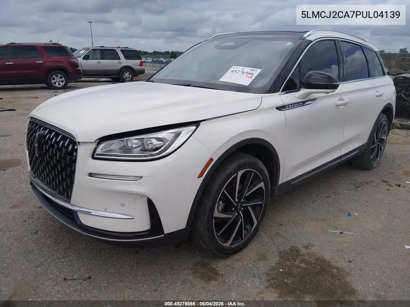 2023 Lincoln Corsair Reserve VIN: 5LMCJ2CA7PUL04139 Lot: 45276566