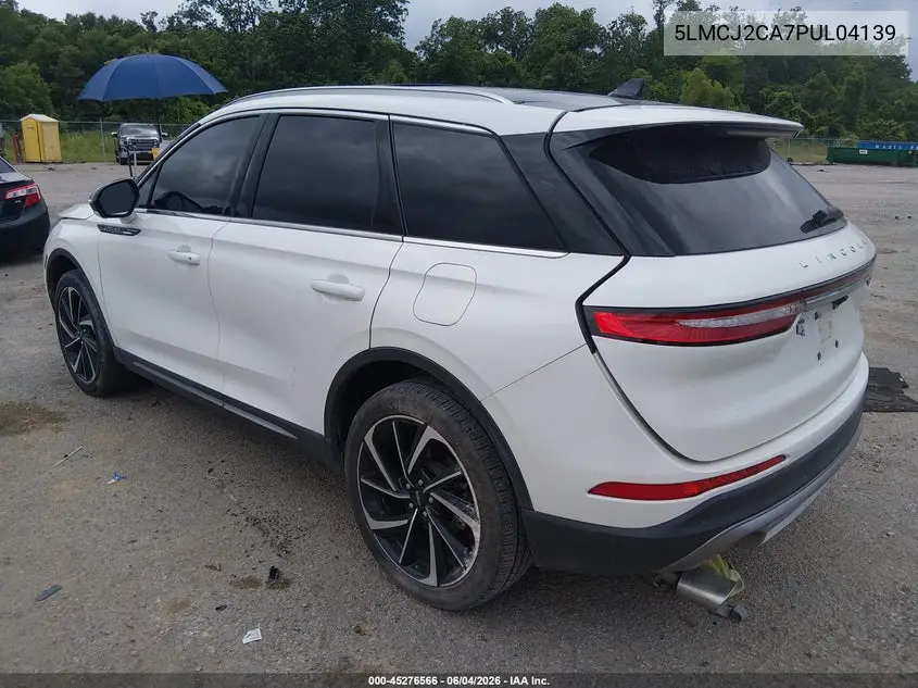 2023 Lincoln Corsair Reserve VIN: 5LMCJ2CA7PUL04139 Lot: 45276566