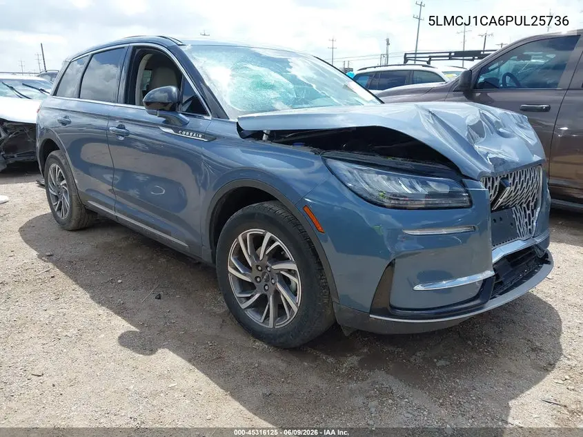 2023 Lincoln Corsair Standard VIN: 5LMCJ1CA6PUL25736 Lot: 45316125