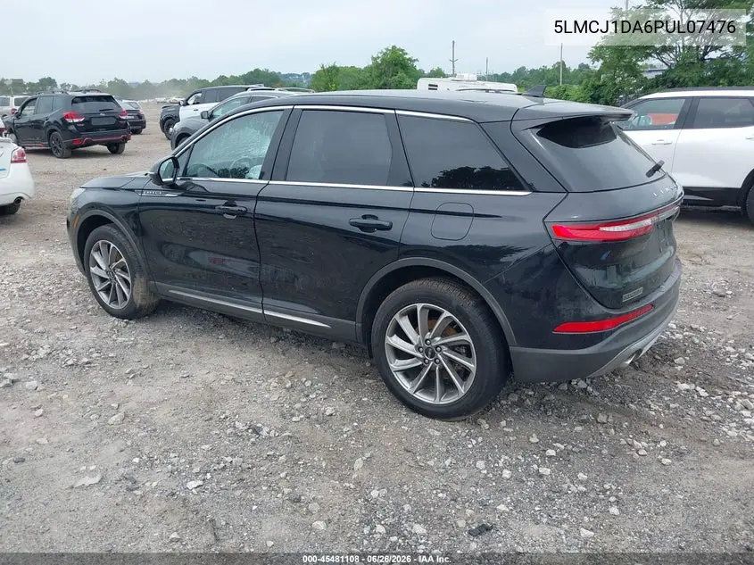 2023 Lincoln Corsair Standard VIN: 5LMCJ1DA6PUL07476 Lot: 45481108
