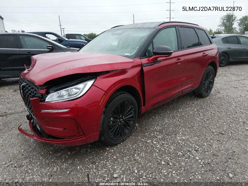 2024 Lincoln Corsair Reserve VIN: 5LMCJ2DA7RUL22870 Lot: 45146319