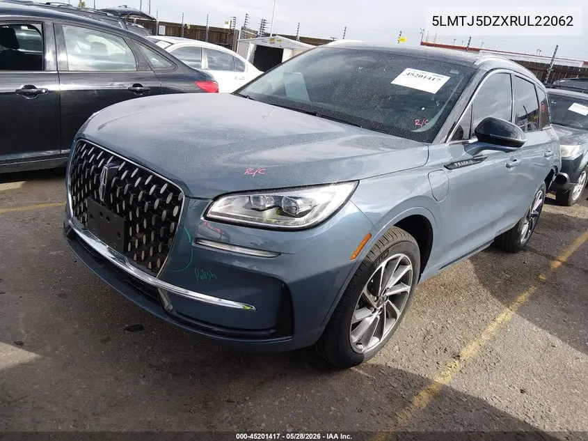 2024 Lincoln Corsair Grand Touring VIN: 5LMTJ5DZXRUL22062 Lot: 45201417