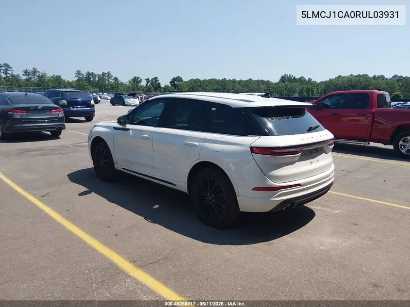 2024 Lincoln Corsair Premiere VIN: 5LMCJ1CA0RUL03931 Lot: 45268817