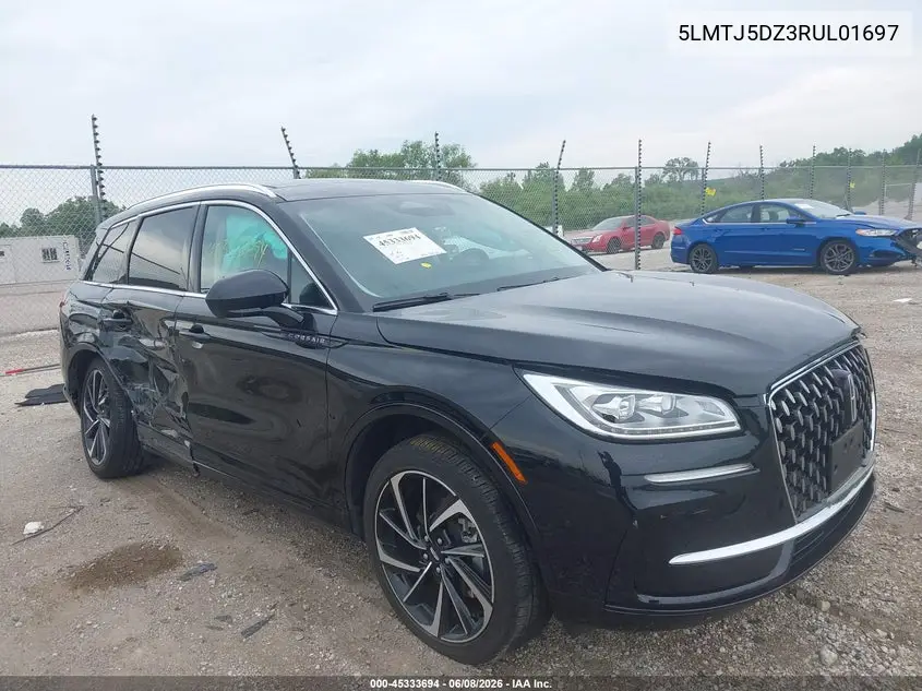 2024 Lincoln Corsair Grand Touring VIN: 5LMTJ5DZ3RUL01697 Lot: 45333694