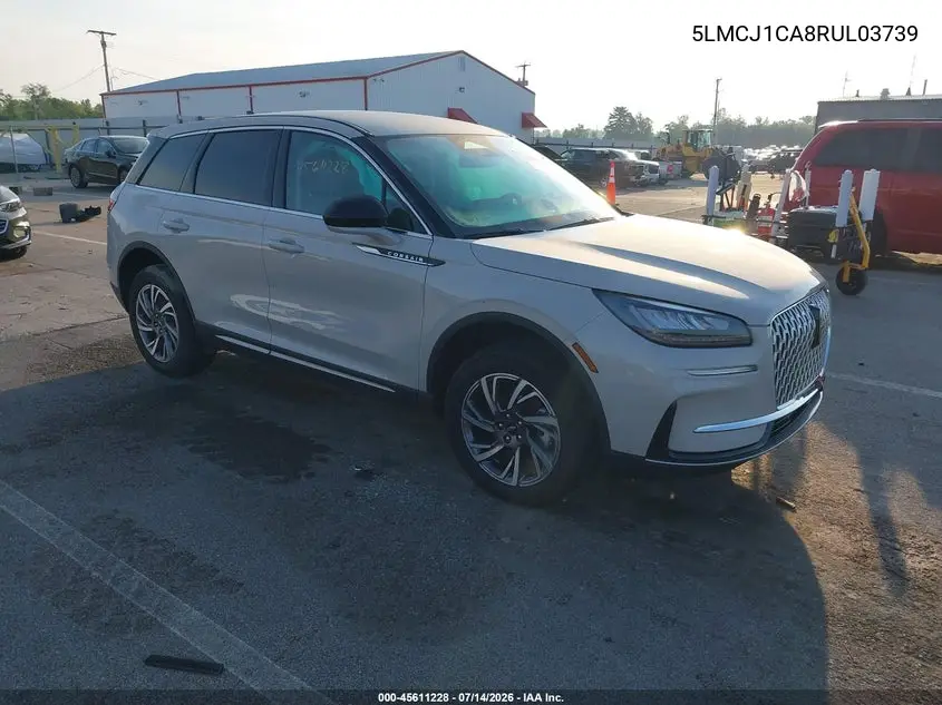 2024 Lincoln Corsair Premiere VIN: 5LMCJ1CA8RUL03739 Lot: 45611228