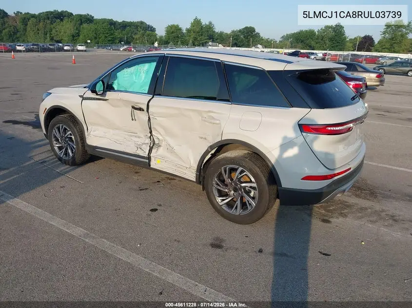 2024 Lincoln Corsair Premiere VIN: 5LMCJ1CA8RUL03739 Lot: 45611228