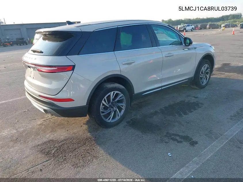2024 Lincoln Corsair Premiere VIN: 5LMCJ1CA8RUL03739 Lot: 45611228