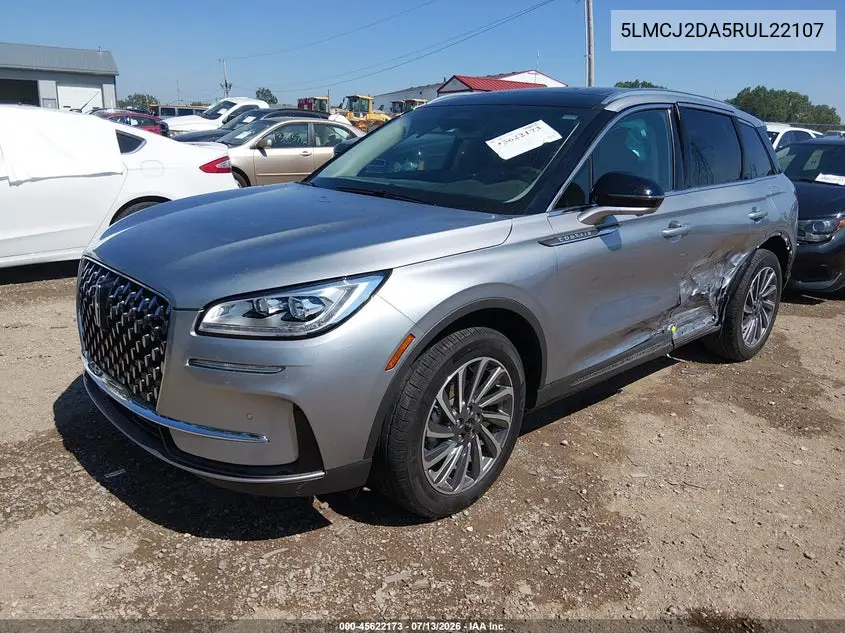 2024 Lincoln Corsair Reserve VIN: 5LMCJ2DA5RUL22107 Lot: 45622173