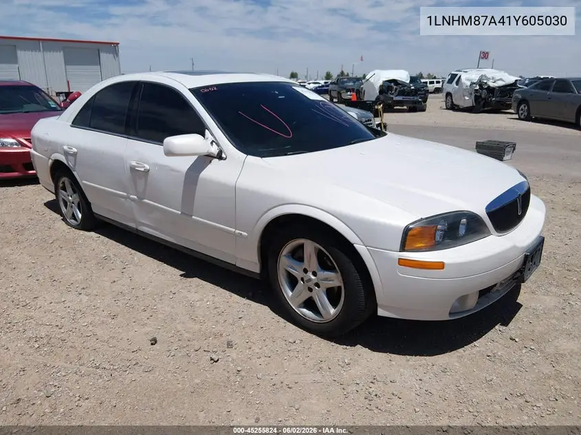 2001 Lincoln Ls V8 Auto VIN: 1LNHM87A41Y605030 Lot: 45255824
