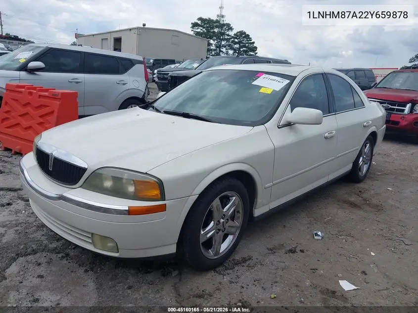 2002 Lincoln Ls V8 Auto VIN: 1LNHM87A22Y659878 Lot: 45160165