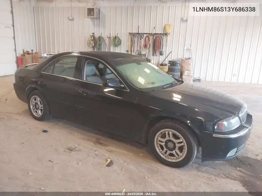 2003 Lincoln Ls V6 VIN: 1LNHM86S13Y686338 Lot: 44906222