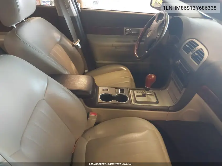 2003 Lincoln Ls V6 VIN: 1LNHM86S13Y686338 Lot: 44906222