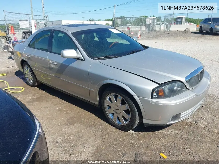2003 Lincoln Ls Premium Sport/Sport VIN: 1LNHM87A23Y678626 Lot: 44994175