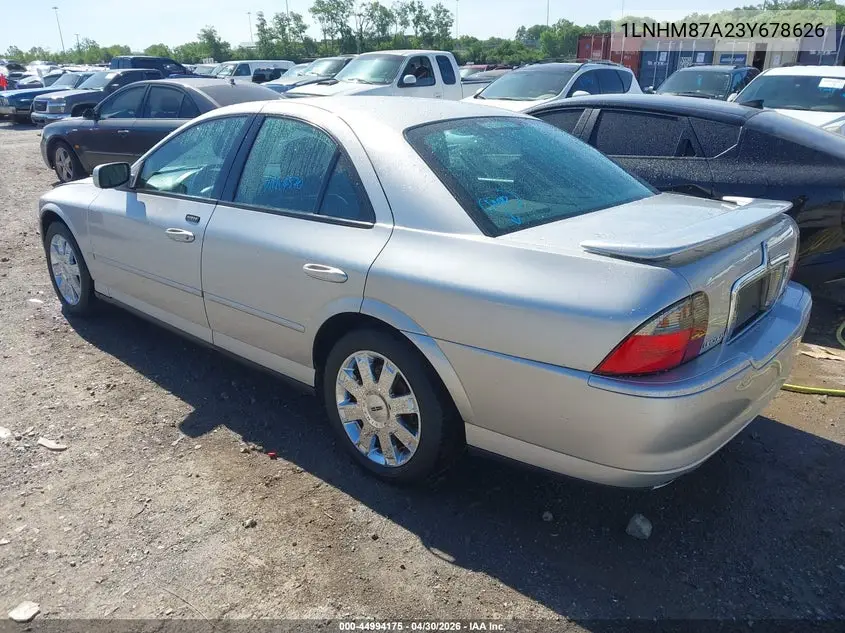 2003 Lincoln Ls Premium Sport/Sport VIN: 1LNHM87A23Y678626 Lot: 44994175