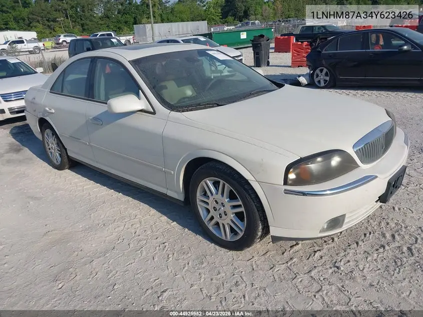 2004 Lincoln Ls V8 VIN: 1LNHM87A34Y623426 Lot: 44925952